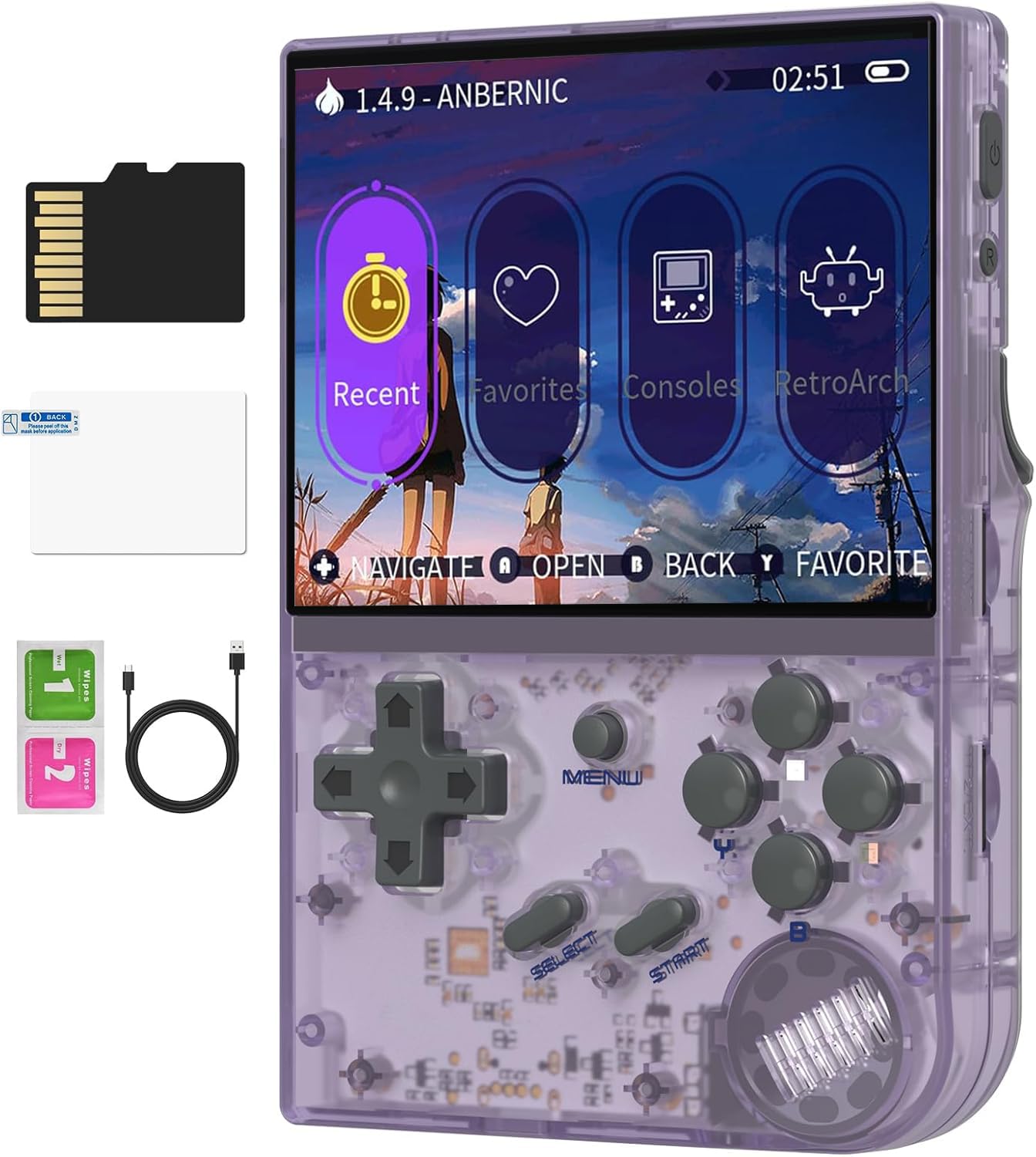 Amazon.co.jp: Anbernic RG35XX Whatskoハンドヘルドゲーム機